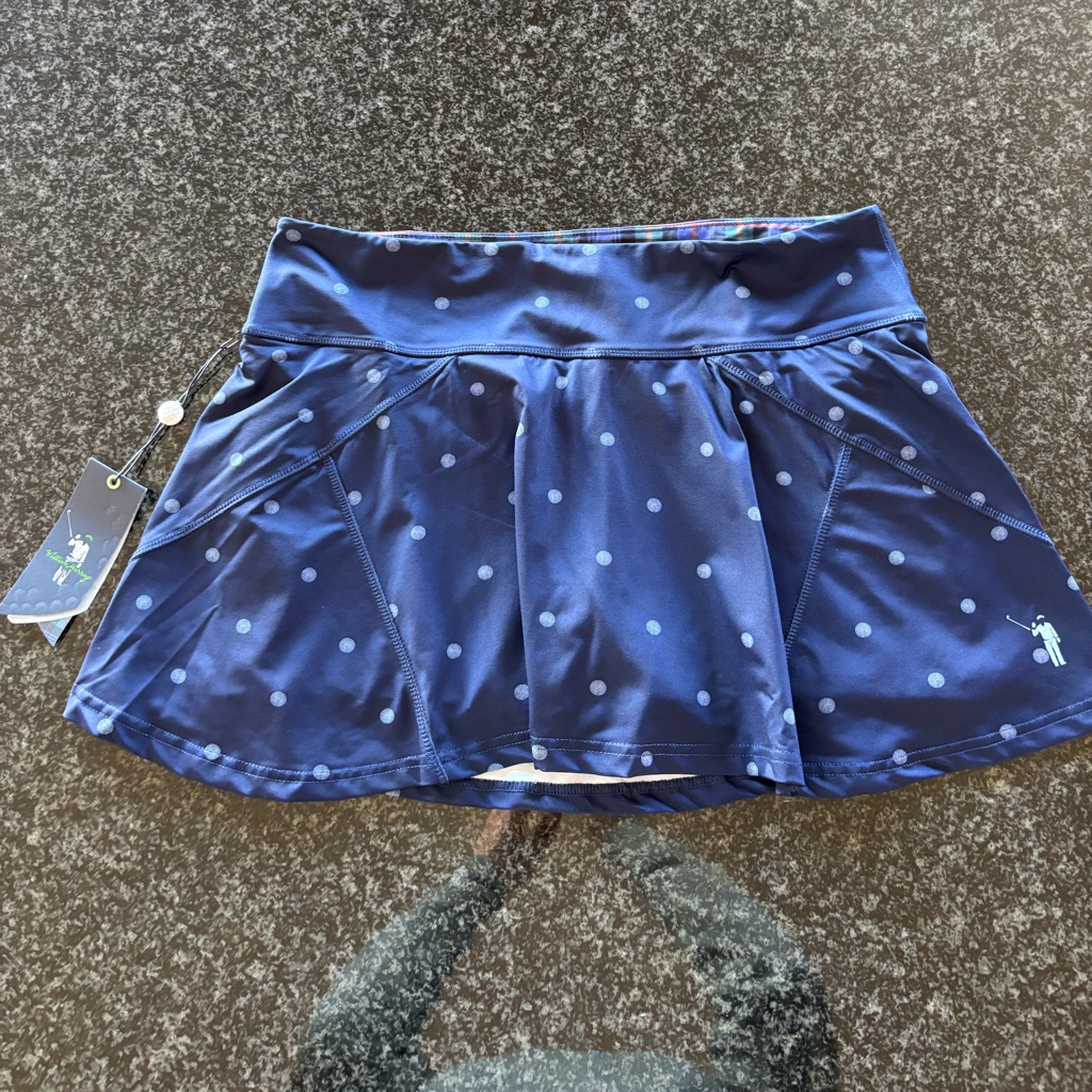 Nwt William Murray Golf Divot Dots Stella Skirt